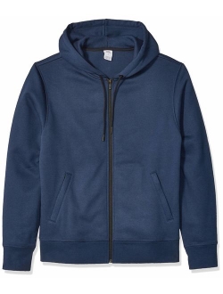 Men's Water-Repellent Thermal-Lined Full-Zip Fleece Hoodie