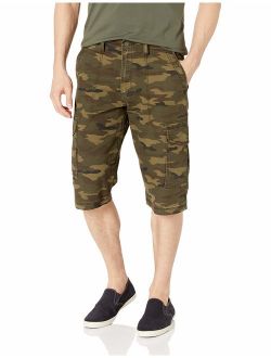 Men's Relaxed Fit Ziper Fly Pocket Sur Cargo Short