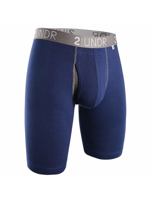 2UNDR Mens Swing Shift 9" Long Leg Ball Supporting Boxers Underwear