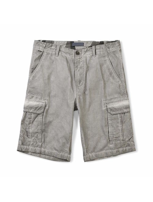 OCHENTA Men's Lightweight Multi Pocket Casual Cargo Shorts