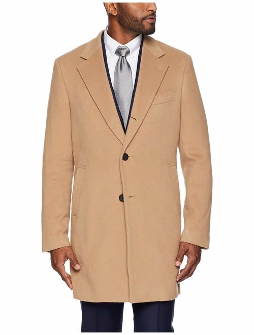 Amazon Brand - BUTTONED DOWN Men's Italian Wool Cashmere Overcoat