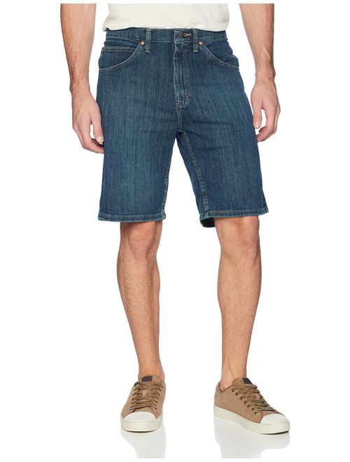 Lee Men's Solid Regular-Fit Ziper Fly Denim Short