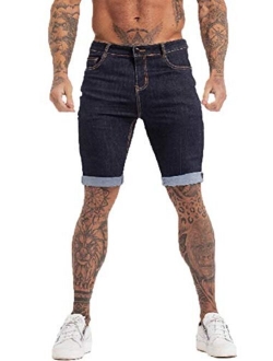 Men's Fashion Ripped Short Jeans Casual Denim Shorts with Hole