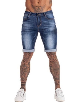 Men's Fashion Ripped Short Jeans Casual Denim Shorts with Hole