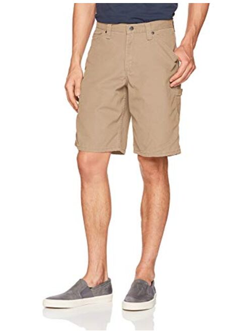 LEE Men's Solid Rregular Fit Ziper Fly Carpenter Denim Short