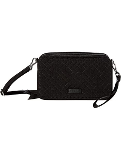 Women's Signature Cotton RFID All in One Crossbody Wristlet