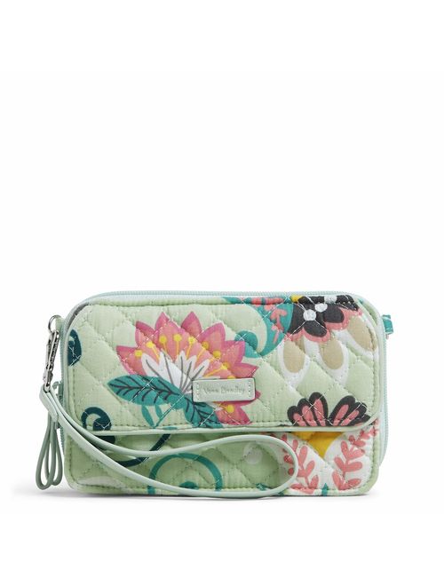 Vera Bradley Women's Signature Cotton RFID All in One Crossbody Wristlet