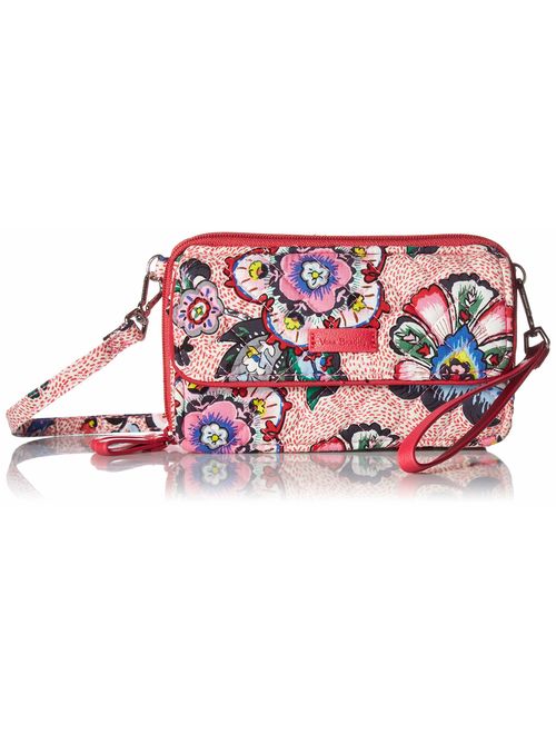 Vera Bradley Women's Signature Cotton RFID All in One Crossbody Wristlet