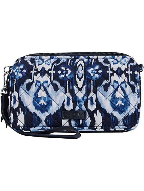 Vera Bradley Women's Signature Cotton RFID All in One Crossbody Wristlet