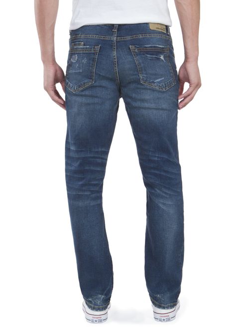 UNIONBAY Men's Stretch Straight Leg Denim Jean