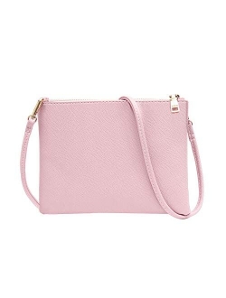 Crossbody Bag for Women, Small Shoulder Purses and Handbags Lightweight Vegan Leather Wallet with Detachable Strap