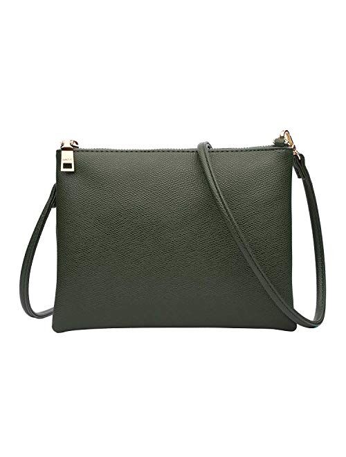 Crossbody Bag for Women, Small Shoulder Purses and Handbags Lightweight Vegan Leather Wallet with Detachable Strap