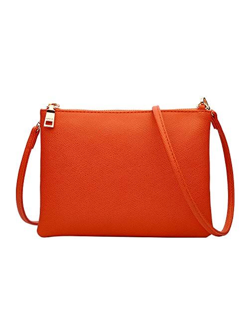 Crossbody Bag for Women, Small Shoulder Purses and Handbags Lightweight Vegan Leather Wallet with Detachable Strap