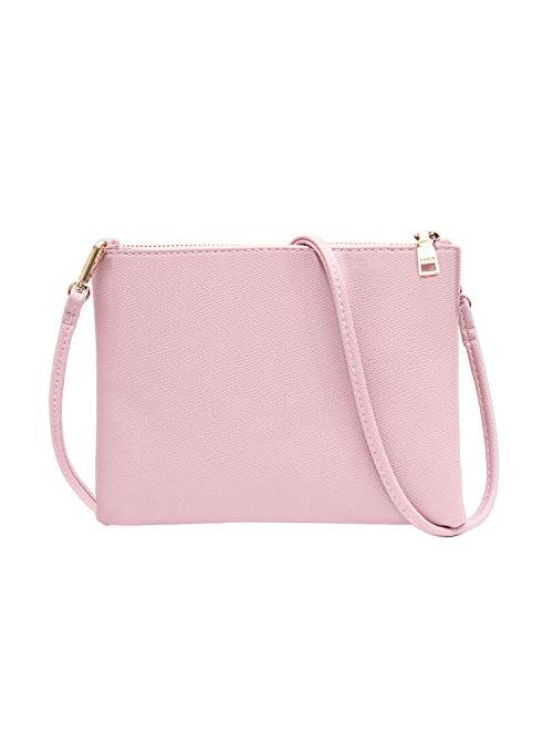 Crossbody Bag for Women, Small Shoulder Purses and Handbags Lightweight Vegan Leather Wallet with Detachable Strap