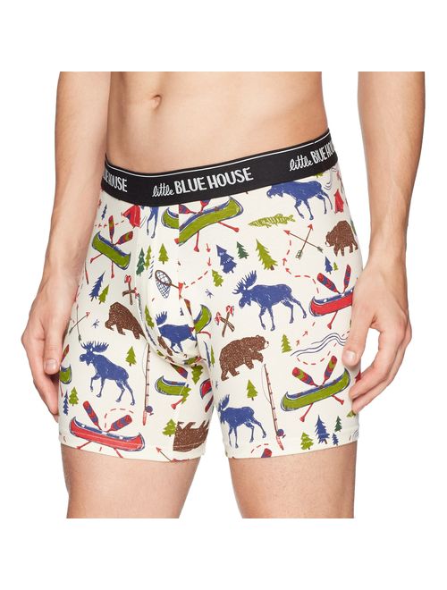 Little Blue House By Hatley Men's Printed Boxers