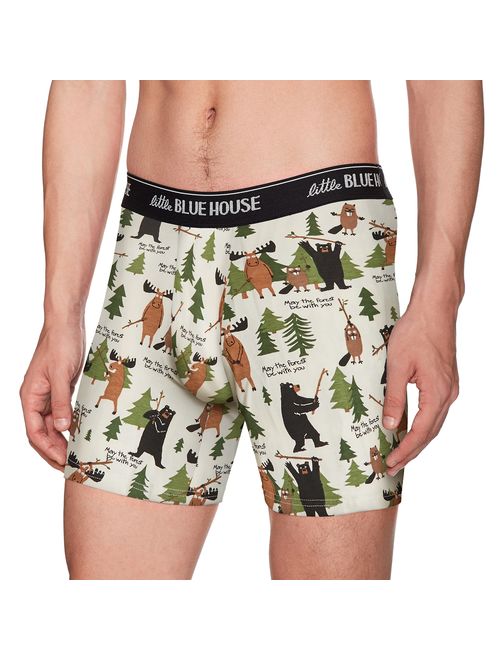 Little Blue House By Hatley Men's Printed Boxers