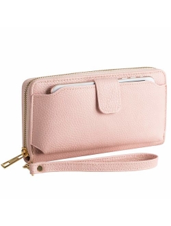 Wristlet Wallet Purses Women Cellphone Pocket Clutch