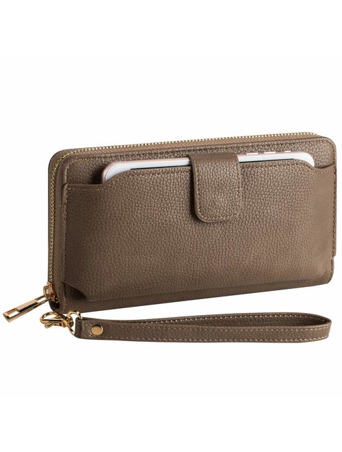 Wristlet Wallet Purses Women Cellphone Pocket Clutch