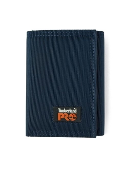 PRO Men's Cordura Nylon RFID Trifold Wallet with ID Window