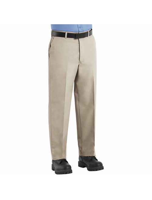 Red Kap Men's Wrinkle-Free Regular Fit Twill Blend Work Pants