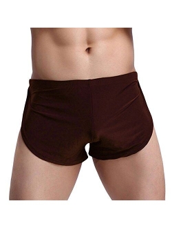 Banana Bucket Men's Split Side Sexy Breathable Boxer Underwear