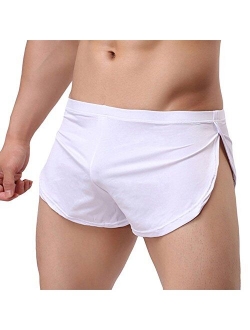 Banana Bucket Men's Split Side Sexy Breathable Boxer Underwear