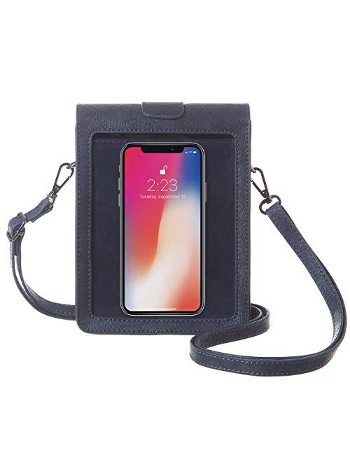 MINICAT Women RFID Blocking Small Crossbody Bags Cell Phone Purse Wallet With Credit Card Slots