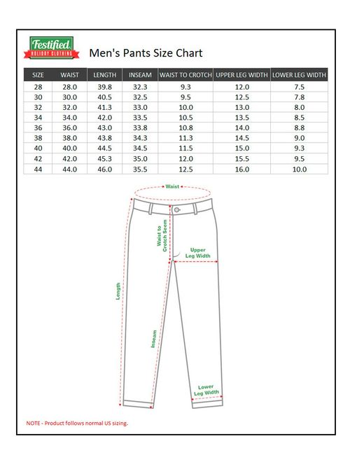 Festified Men's Holiday Santa Equality Christmas Suit Pants in Green