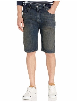 Men's Relaxed Fit 5 Pocket 100% Cotton Denim Jean Short