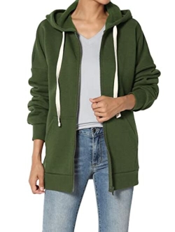 S~3X Full Zip Ultimate Cotton Fleece Hoodie Sweatshirt Relaxed Jacket