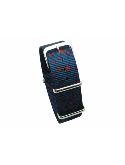 HNS Watch Bands - Choice of Pattern & Width (18mm, 20mm, 22mm) - Ballistic RAF Nylon MATO Straps