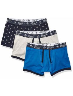 Original Penguin Men's Cotton Stretch Trunk Underwear, Multipack & Single