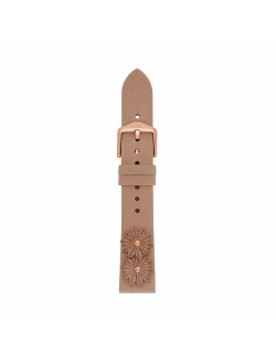 Women's 18mm Leather Watch Band