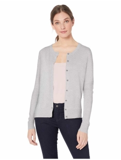 Women's Lightweight Crewneck Cardigan Sweater