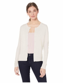 Women's Lightweight Crewneck Cardigan Sweater