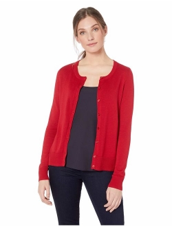 Women's Lightweight Crewneck Cardigan Sweater