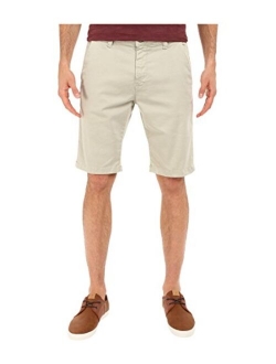 Men's Jacob Mid Rise Slim Twill Shorts