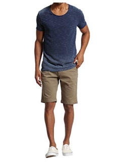 Men's Jacob Mid Rise Slim Twill Shorts