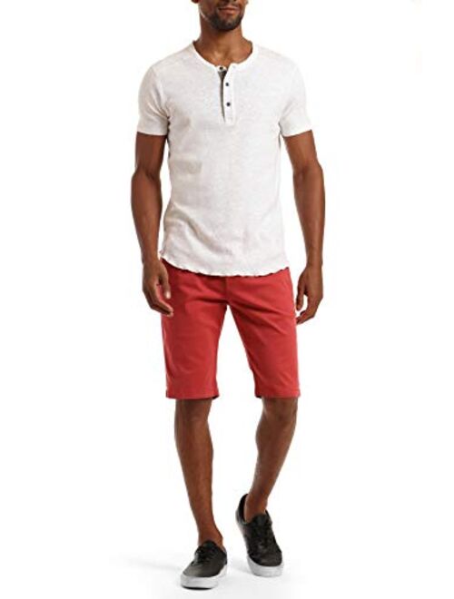 Mavi Men's Jacob Mid Rise Slim Twill Shorts