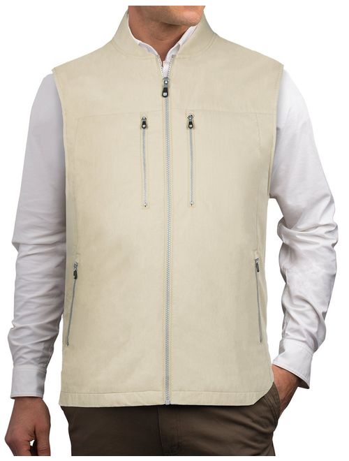 SCOTTeVEST 101 Travel Vest for Men - Hidden Pockets - Lightweight Utility Vest