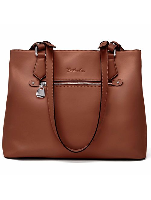 BOSTANTEN Women Handbag Genuine Leather Shoulder Bag Soft Designer Top Handle Purses