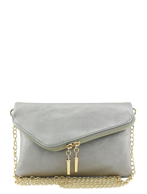 Envelope Wristlet Clutch Crossbody Bag with Chain Strap