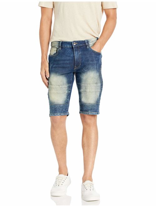 Southpole Men's Fashion Denim Biker Shorts