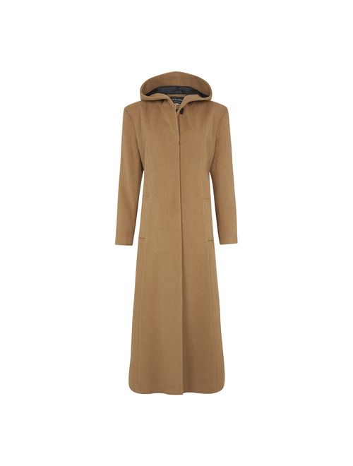 De La Creme - Women's Hooded Cashmere Wool Winter Long Winter Coat