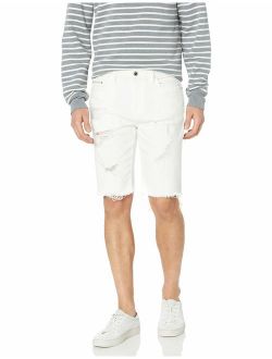 calvin klein men's casual twill print shorts