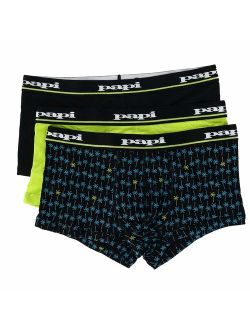 papi Men's Cotton Stretch Brazilian Trunks