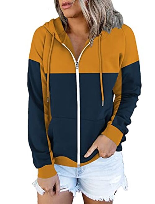 ReachMe Womens Sherpa Pullover Fuzzy Oversized Hoodie with Pockets Fleece Sweatshirts Outwear