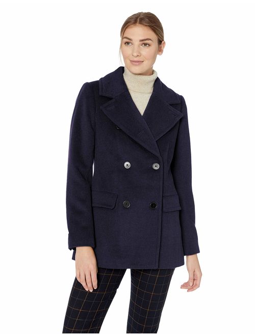 Lark & Ro Women's Double Breasted Peacoat