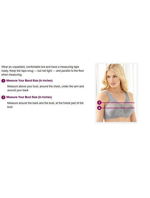 Glamorise Women's Full Figure High Impact Wonderwire Sports Bra #9066