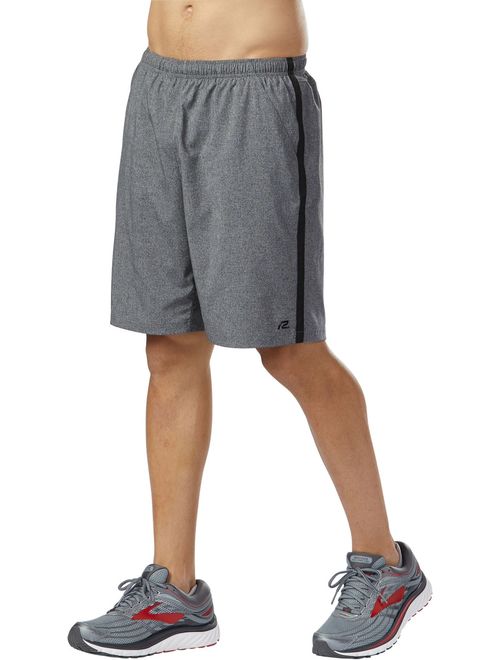 R-Gear Men's 9-Inch Running Athletic Shorts with Pockets and Brief Liner | Long Gone